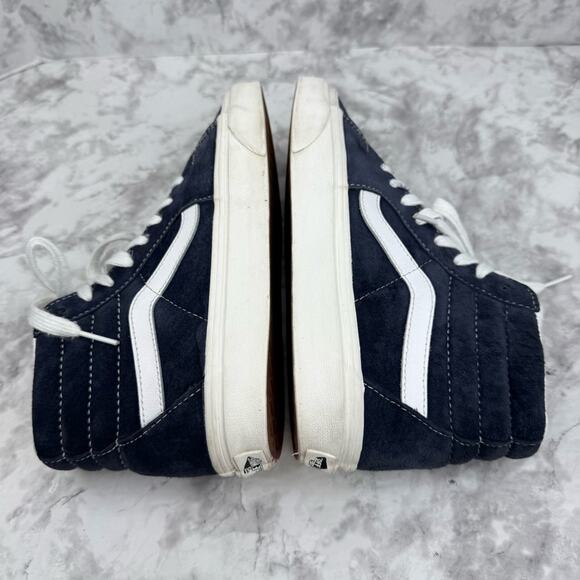 VANS Unisex Sk8 Hi Heiq Eco Dry Dupont Water Repellent Blue  Sneakers M5.5 W 7 - Picture 5 of 15